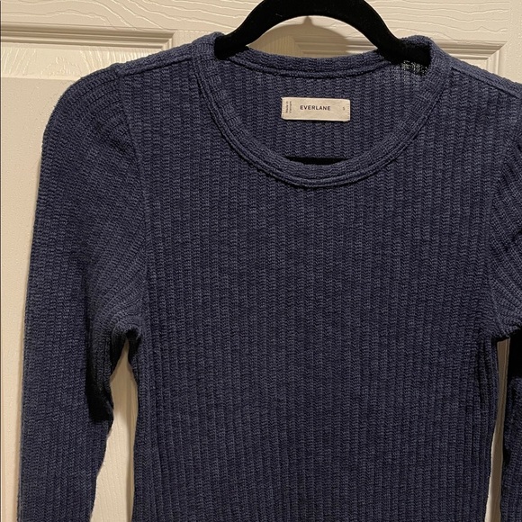 Everlane The Cozy Rib long sleeve knit tee - Picture 6 of 9